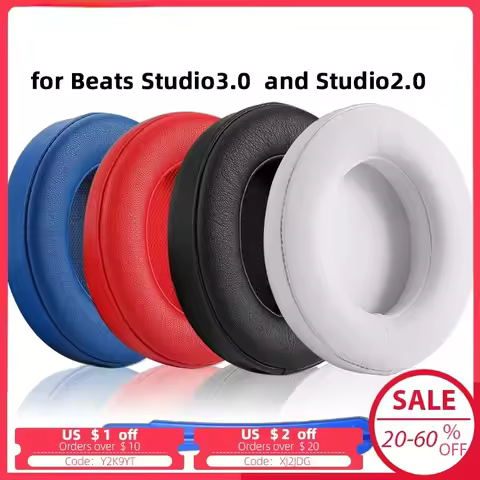 Replacement Ear Pads Cover for Beats Studio 3 2 Wireless Headphone Earpads Studio3 3.0 Ear Cushion E