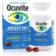 Ocuvite Eye Vitamin &amp; Mineral Supplement, Contains Zinc, Vitamins C, E, Omega 3, Lutein, &amp; Zeaxanthin, 90 Softgels