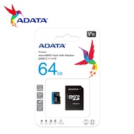 (Stock Clearance) ADATA Premier 64GB Micro SD Memory Card With The Adaptor Adapter