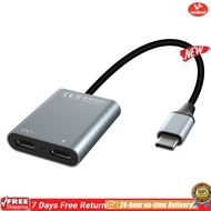 [Vodool Official Mall]2 ใน 1 USB-C HUB PD100W & DATA Transfer USB C Station Docking Station 10Gbps U