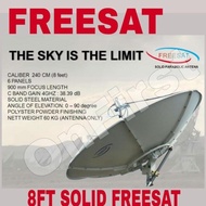 Terbaru Antena Parabola Solid 240Cm / 8Ft / 8Feet Freesat Model Yuri