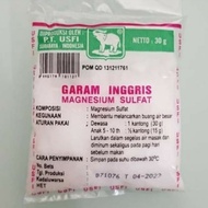 garam epsom eceran / garam inggris cap gajah eceran 30 gram