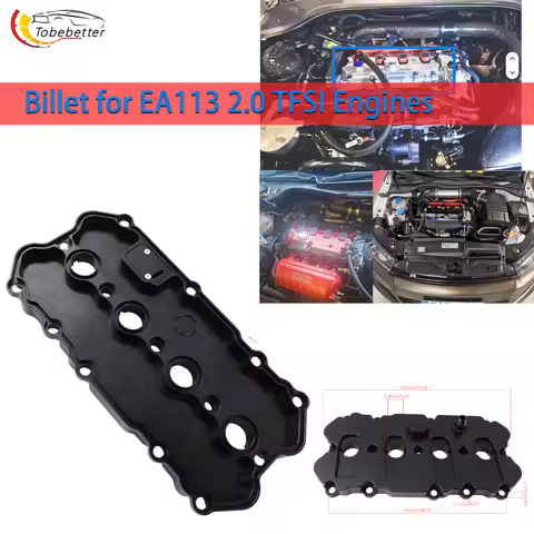 Performance Billet Valve Cover for Audi A4 B6 B7 C6 8P 8J VW GOLF MK5 MK6 GOLF R EA113 2.0 TFSI Engi