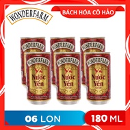 LỐC 6 LON NƯỚC YẾN CAO CẤP BIRD’S NEST PREMIUM DRINK WONDERFARM 180ML