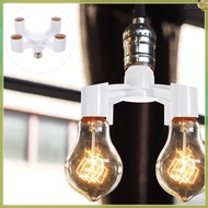 💡 Light Socket Adapter with 4 Outlets E26 E27 Bulb Extension Splitter