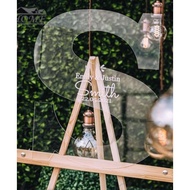 Acrylic Wedding / Event Welcome Board / Guest Book Sign