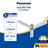 PANASONIC Ceiling Fan BAYU 3 Blade F-M12D2 48 INCH No Hook Durable Blades Remote Control 3 Speed Tim