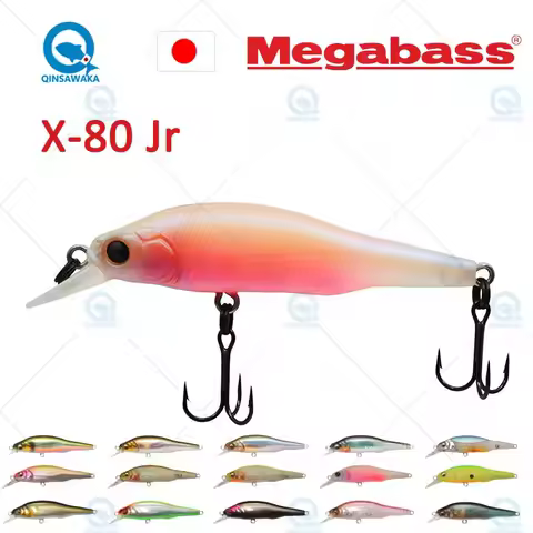 JAPAN Megabass ONETEN X-80 JR X80 Jr 65cm Suspend BASS Fishing Lure Narrow profiled MINNOW Casting T