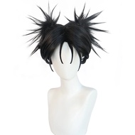 Jujutsu JJK Manga Choso Cosplay Wig Anime Jujutsu Kaisen Black Double Ponytail Hair Sticker Itadori
