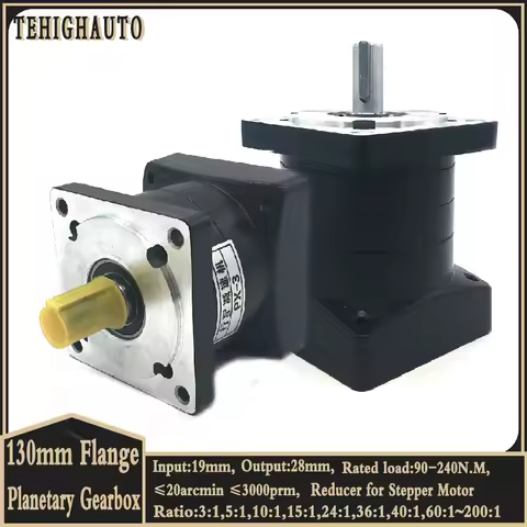 Nema 52 Servo Motor Planetary Gearbox Step-down 130mm Stepper Motor Reducer Ratio 3:1,5:1,9:1-216 20