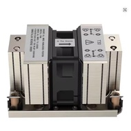 LGA4677 Server Cooler 2U for LGA 4677 Fan Radiator 5 Heat Pipe Air-cooled 11000RPM Heat Dissipation