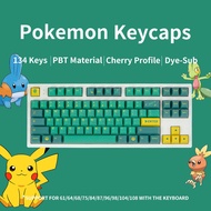 [SG Local Stock] Pokémon Keycaps | Cherry Profile | PBT Dye-Sub | Royal Kludge Tecware Keychron Akko Keycap