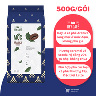 500gr Cà phê Mộc Arabica Rang ĐẬM (100% Ara) - Pha Phin/Máy - Coffee Nguyên chất rang mộc - Rey Cafe