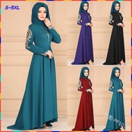 Baju Raya 2022 Jubah Muslimah Pakaian Lara Raisya Baju Kurung Moden Blouse Muslimah Jubah Long Dress Muslimah Kebaya Baju Melayu Kaftan Abaya Muslim Wear Peplum Palazo Fashion Women Lace Wanita Murah Plus Size Banquet 9015