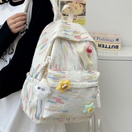 High School Bag Girl Big Cute School Bag Soft Girl Girl Backpack Junior High School Backpack