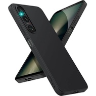 Black Matte Soft TPU Shockproof Case For Sony Xperia 1 10 VI 1VI 10VI 2024 Couqe