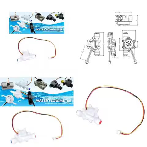 Y1UD DN8 Water Meter Measuring Instrument Liquid Flowmeter for Water Dispenser