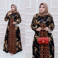 GAMIS BATIK KATUN KOMBINASI BATIK - GAMIS BATIK SYAR'I - GAMIS BATIK JUMBO - BAJU GAMIS - BAJU GAMIS BATIK - GAMIS BATIK SABYAN - GAMIS BATIK MODERN