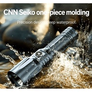 LEM Super Bright LED Flashlight, High Lumen Tactical Torch, Long Range Spotlight, Rechargeable Water