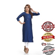 100% ORIGINAL READY STOCK Kurti Indian Women Kurtis Top Saree Sari Punjabi Suit Readymade Kurti UD18
