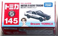 全新 Tomica Dream 145 頭文字D 藤原拓海 豐田 Toyota AE86 停產絕版 Tomy 多美小汽車