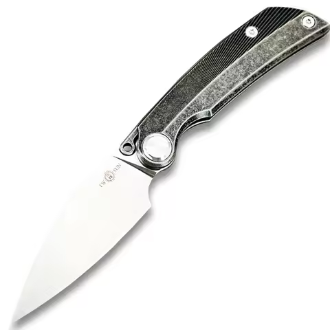 Twosun Knife M390 Blade Black Titanium Handle Daily Pocket Knives for Outdoor EDC Gift Slip Joint TS