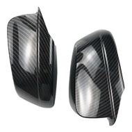 2Pcs Car Door Side Mirror Cover 51167216369 Fits for BMW F10 5-Series Sedan 520i 523i Pre-LCI 2010-2