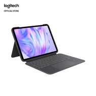 Logitech Combo Touch iPad Pro 11-inch (M4)(2024) Keyboard Case - Detachable backlit keyboard with ki