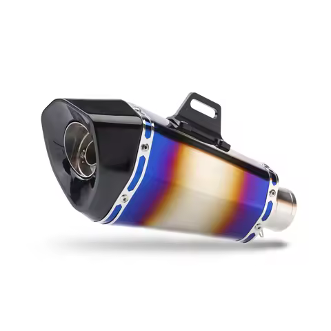 51MM Universal Motorcycle Exhaust Muffler For S1000RR CBR1000 R7 MT09 GSXR600 CB500X Z400 ZX4R 450SS