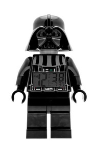 LEGO Star Wars 9002113 Darth Vader Kids Minifigure Light Up Alarm Clock | black/gray | plastic |...