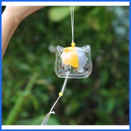 Cat Wind Chime Japanese Style Wind Chime Glass Lanyard Wind Chime