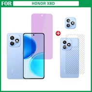 3-in-1 For Honor X8D X8C X8B X8A X9D X7C X7B X7D X7A  Full Tempered Glass Screen Protector + Back Ca