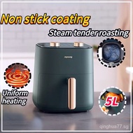 Airfryer 5L air fryer knob control multi function Compact airfryer oil-free dehydration larger capacity air fryer powerpac with steam frying technology