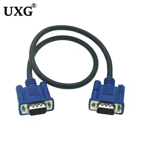 30cm 50cm VGA Cable Male To MaleBraided Shielding High Premium HDTV VGA Computer Tv Display Signal S