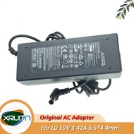 Original LCAP40 19V 3.42A AC Adapter 65W Charger for LG R400 R410 X-NOTE C500 M2780D IPS MONITOR 29M