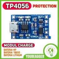 Modul TP4056 With protection untuk cas baterai