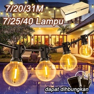 7/20/40pcs Bulbs Decorative Led Lights Yellow Cafe Lights Decorative Bulbs Garden Lights Tungsten Ro