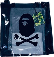 Bape / A Bathing Ape / Pirate Bape Store / AAPE 正版猿人透明斜肩袋 手提袋 福袋