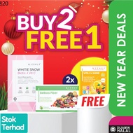♞BUY 2 FREE 1 KITSUI Bellos Fiber x1 + Kitsui Whitie Snow x1 FREE Kitsui Vita C+ Shine x1♦