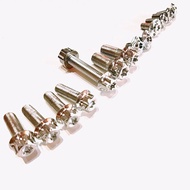Salaya snail Combo 20pcs Ex150 rear footrest catch pass, pig oil, lotus box snail, exhaust screw