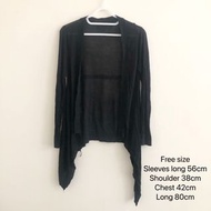 ND42 2nd hand Black Cardigan knitted jacket 二手 開胸 黑色外套 冷氣外套 針織外套