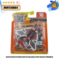 MERAH PUTIH Matchbox MBX Sky Busters Backdraft Red White Airplane 939G