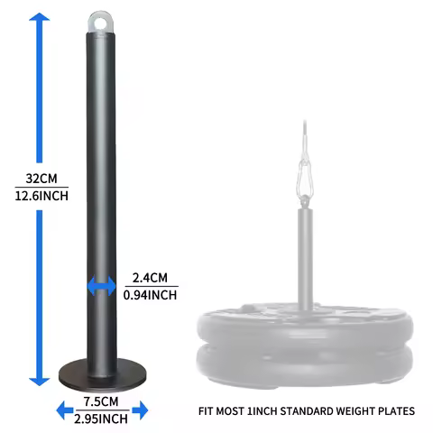 Weight Plate Fitness Load Bearing Pin Gym Weight Lifting Pin Workout Barbell Slice Support Pulley Ma