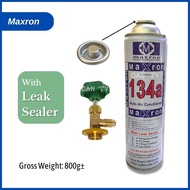 Arkane/Supercool/Maxron R134A R134 Refrigerant/Car Aircond Coolant Leak Sealer+Can Tap Valve 339 [Gas Peti Sejuk Ais/Aircon Kereta] GANTV