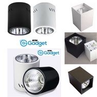 Fixway Surface Mounted Light Casing 4“ / 6" / 8" Ceiling Led (Tin Milo) - White / Black or Round / Square
