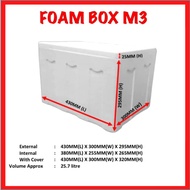 Styrofoam Polystyrene Box Fish Box Ice Box Insulation Box M3 保丽龙 保温箱