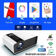 6000 lumens G86 Projector FULL HD 1080P Android Mini Projector WIFI LCD A80 Protable Projector