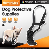 HamshMoc Pet Protective Boot For Wound Care Dog Paw Cover Breathable Adjustable Non Slip For Injured