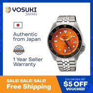 SEIKO SSK005K1 SSK005K Automatic 5 Sports Sports Style Date GMT Black Orange Silver Stainless  Wrist Watch For Men from YOSUKI JAPAN PICKSEIKO / SSK005K (  SSK005K  S SSK0 SSK00 ) S11SALE2