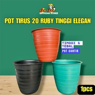 TAPERED POT 20 RUBY TALL FLOWER POT ELEGANT BEAUTIFUL VASE